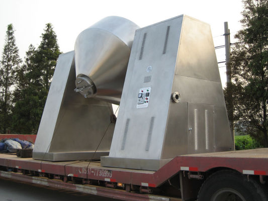 secador rotatorio del vacío 380V, secador del vacío del cono del doble de SUS316L