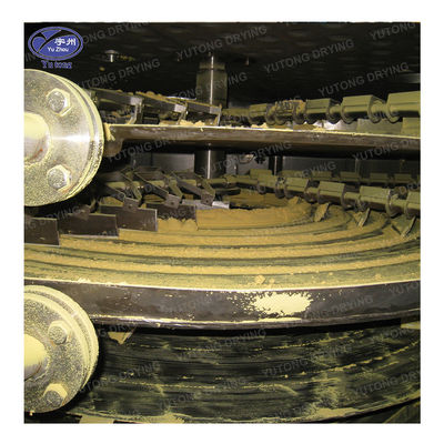 Las series de PLG platean el barro que seca el secador continuo del disco para el polvo Tray Dryer industrial
