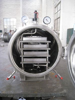 cuadrado 60kg/H alrededor de Oven Vacuum Drying Machine, secador de espray farmacéutico de FZG