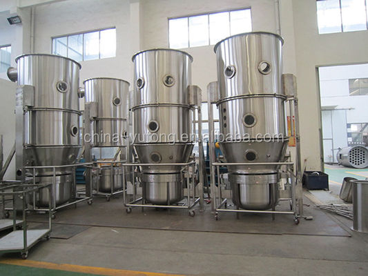 Material más seco industrial de la máquina SUS304 SUS316L del aire caliente del lecho fluidizado de la amoxicilina